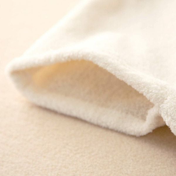 オーガニックコットン ベビー【ママだっこ】パイルバスポンチョねこ 50-80