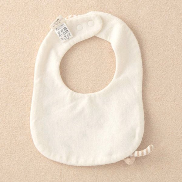 オーガニックコットン ベビー【ママだっこ】パイルと天竺のスタイねこ