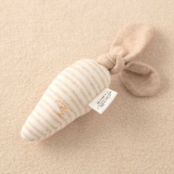 オーガニックコットン ベビー【どうぶつ村】パイルのにぎにぎ