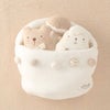 オーガニックコットン ベビー【どうぶつ村】にぎにぎバスケット