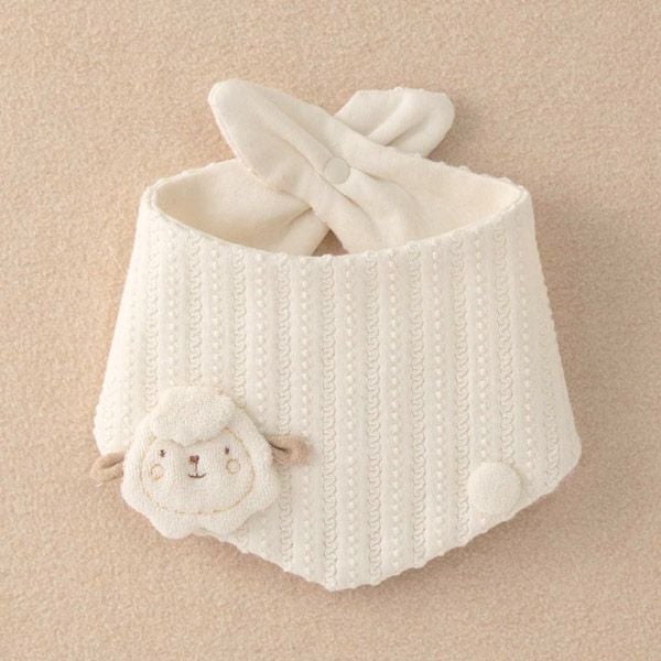 オーガニックコットン ベビー【どうぶつ村】三角スタイ