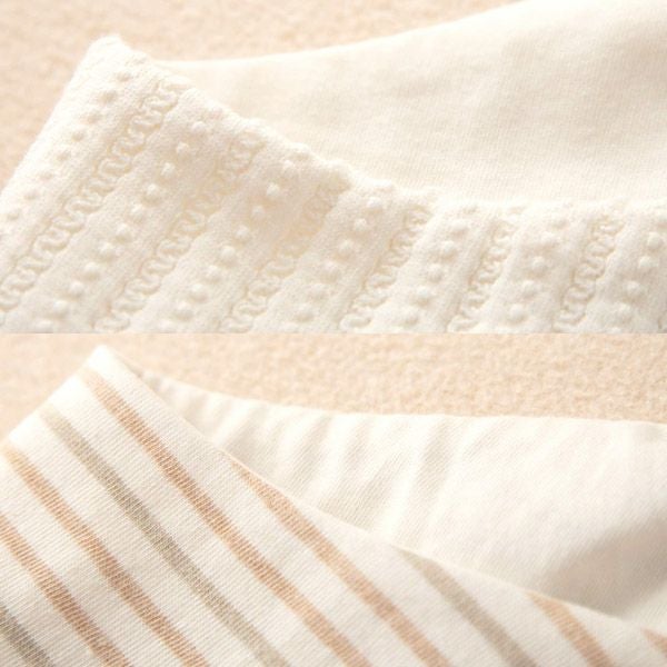 オーガニックコットン ベビー【どうぶつ村】三角スタイ