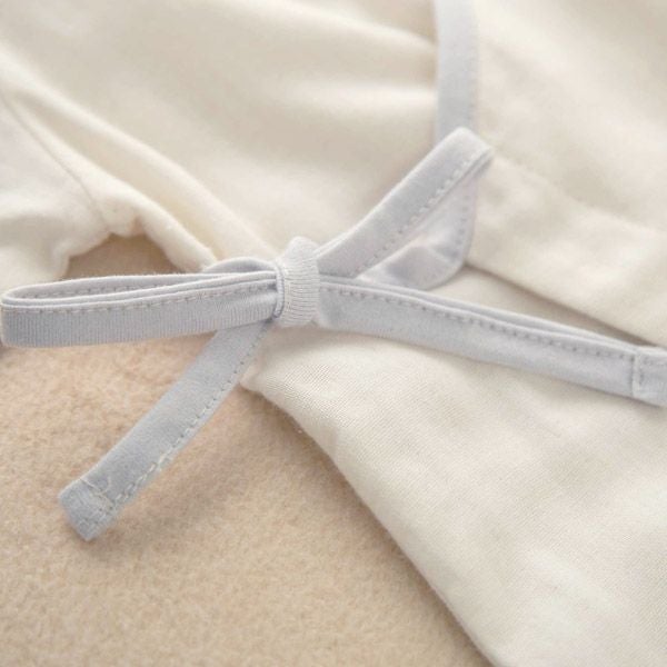 オーガニックコットン ベビー【編みモチーフ】ガーゼグレコ