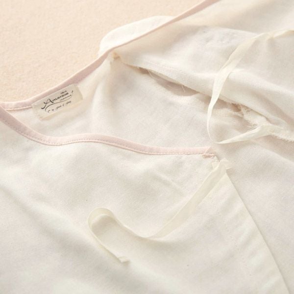 オーガニックコットン ベビー【編みモチーフ】ガーゼグレコ