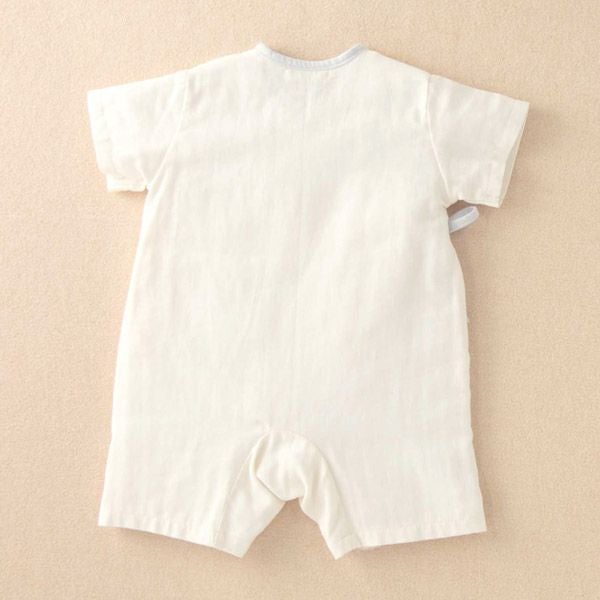 オーガニックコットン ベビー【編みモチーフ】ガーゼグレコ