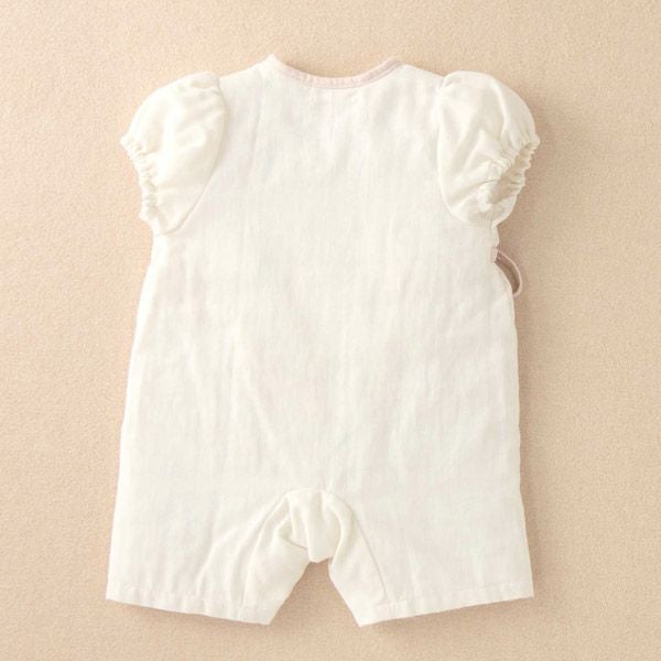 オーガニックコットン ベビー【編みモチーフ】ガーゼグレコ