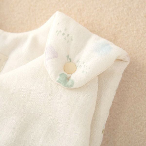 オーガニックコットン ベビー【夢みる森】ダブルガーゼのロングスリーパー 60-90