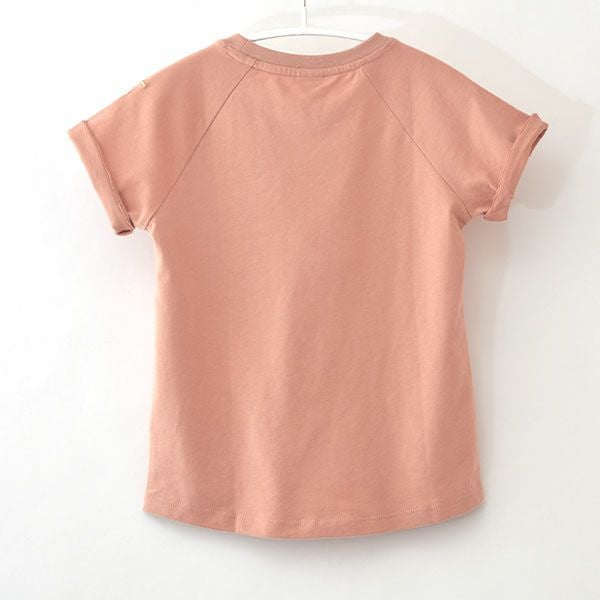 オーガニックコットン キッズ クルーネックTシャツ(半袖)