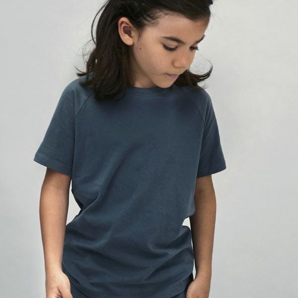 オーガニックコットン キッズ クルーネックTシャツ(半袖)