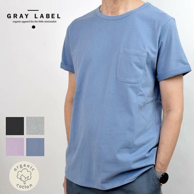 オーガニックコットン メンズポケット付きＴシャツ（半袖）