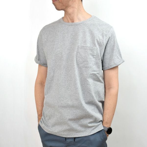オーガニックコットン メンズポケット付きＴシャツ（半袖）