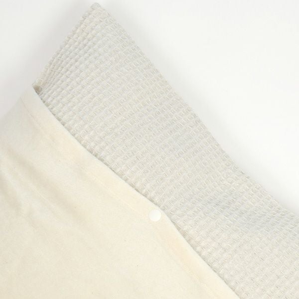 オーガニックコットン＆リネン ワッフルクッションカバー