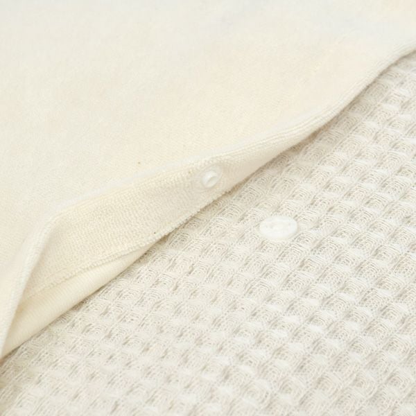 オーガニックコットン＆リネン ワッフルクッションカバー