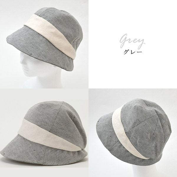 オーガニックコットン＆リネン ふっくらハット