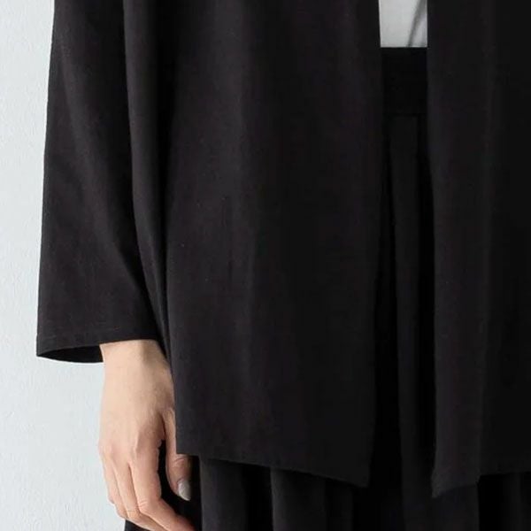 オーガニックコットン ロングカーディガン