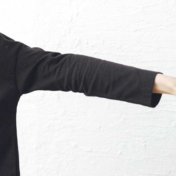 オーガニックコットン ドロップショルダーボクシートップ