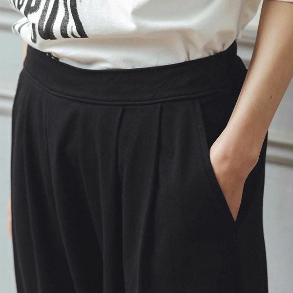 オーガニックコットン リラックスサルエルパンツ