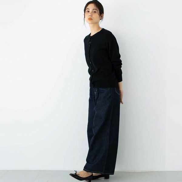 オーガニックコットン ニットベーシックカーディガン(長袖)