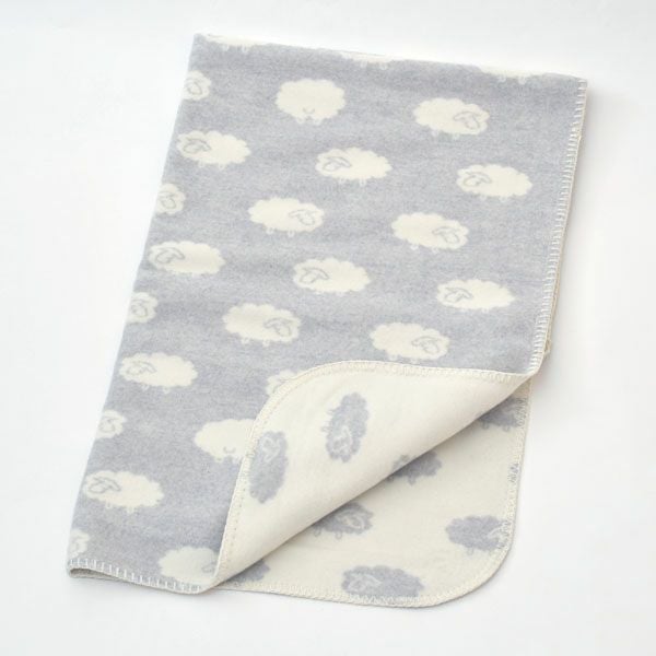 オーガニックコットン ふわふわひつじ柄クォーターケット