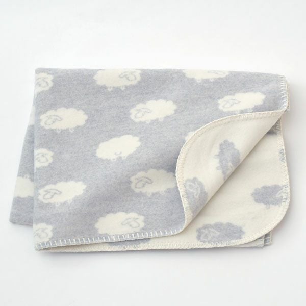 オーガニックコットン ふわふわひつじ柄クォーターケット