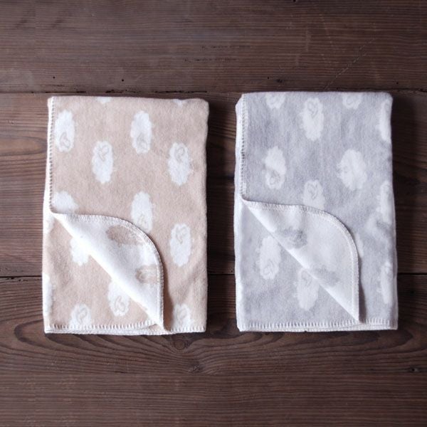 オーガニックコットン ふわふわひつじ柄クォーターケット