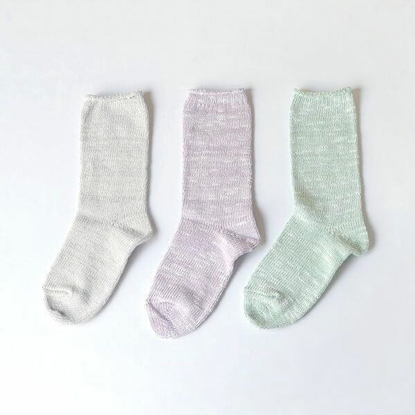 オーガニックコットン＆和紙シルク ソックス