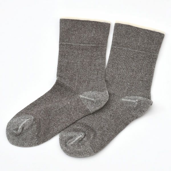 オーガニックコットン メンズいつもソックス無地