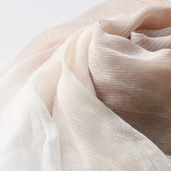 オーガニックコットン 播州織　グラデーションストール