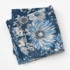 オーガニックコットン アルティメイトピマ ハンカチーフ Drawingエレガントフラワー