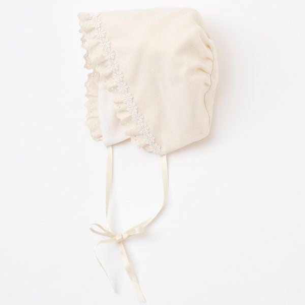 オーガニックコットン スムースフード付きドレスオール ナチュラル 50-70