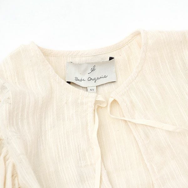 オーガニックコットン キッズバルーンスリーブブラウス Yoco