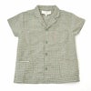 オーガニックコットン＆リネン キッズ半袖シャツ Uma