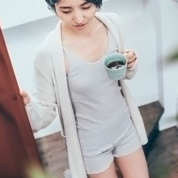 オーガニックコットン リブキャミソール