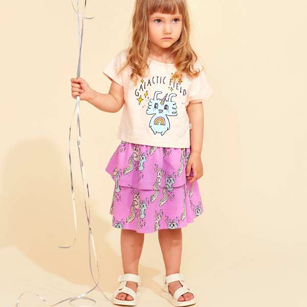 オーガニックコットン キッズ TシャツRainbowRider