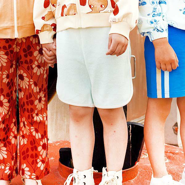 オーガニックコットン キッズ テリーハーフパンツ