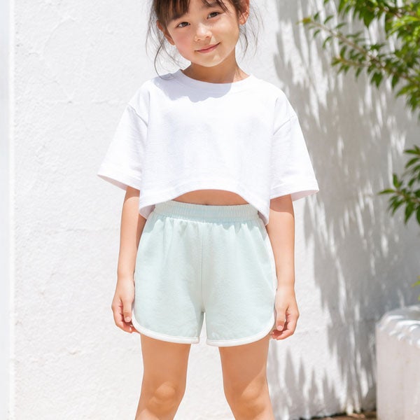 オーガニックコットン キッズ テリーハーフパンツ