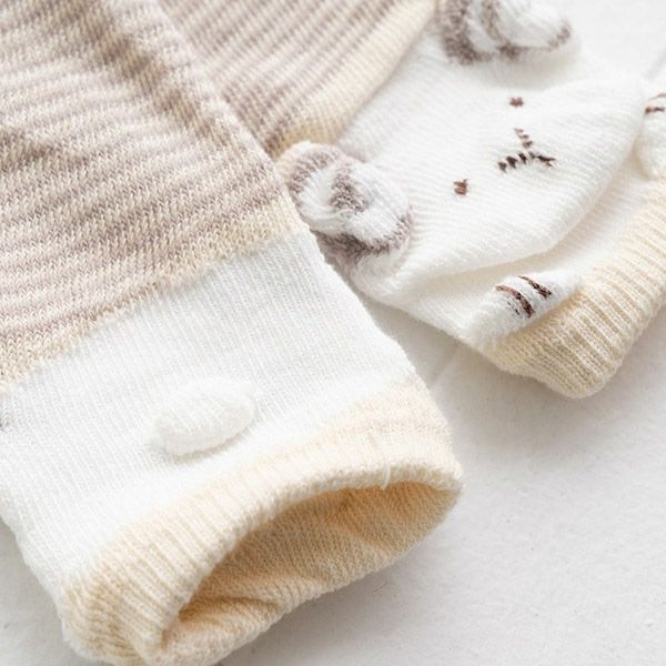 オーガニックコットン アニマルレッグウォーマー