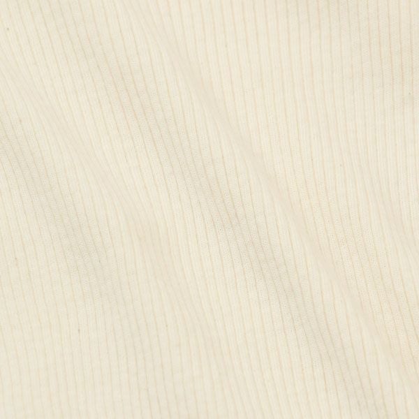 オーガニックコットン リブクルーネックＮ