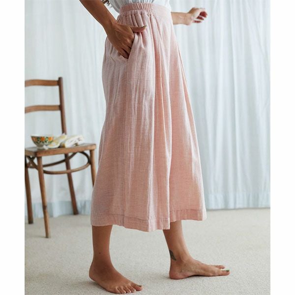 オーガニックコットン ローズマリーガーゼキュロット