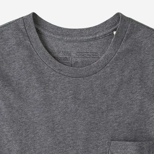 オーガニックコットン メンズ・リジェネラティブ・サーティファイド・ライトウェイト・ポケット・ティー