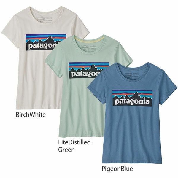 オーガニックコットン ガールズ・リジェネラティブ・サーティファイド・P-6ロゴ・Tシャツ