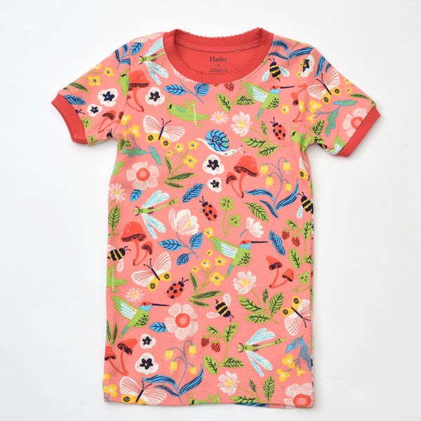 オーガニックコットン キッズ パジャマ（半袖）EnchantedGarden