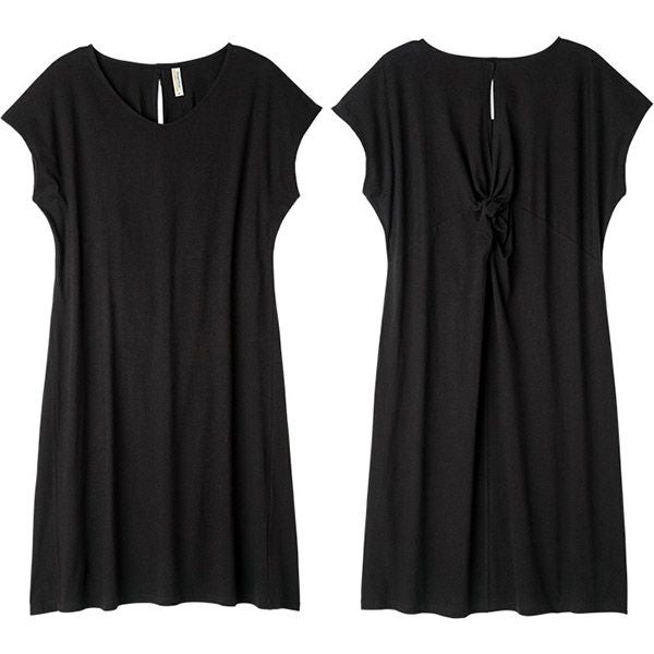 【SALE／10%OFF】オーガニックコットン バックツイストドレス