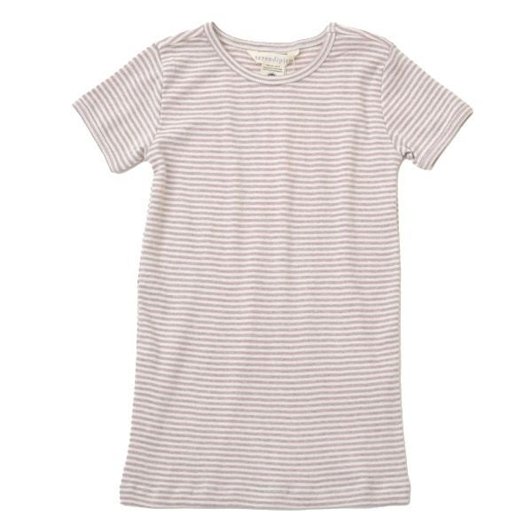 オーガニックコットン キッズ フライスTシャツStripe (半袖)