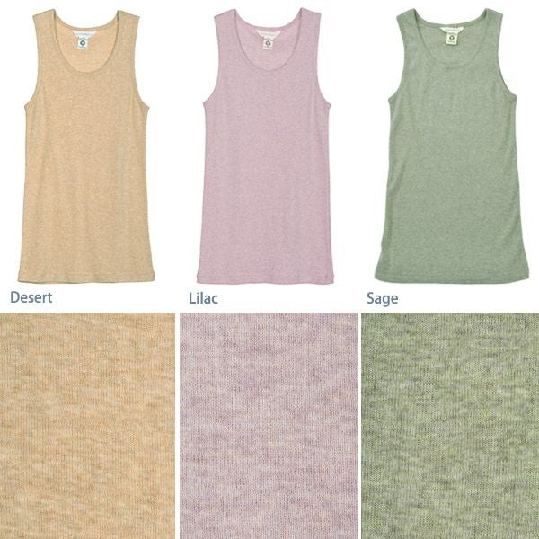 オーガニックコットン フライスタンクトップ