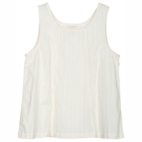 オーガニックコットン  ノースリーブシャツ