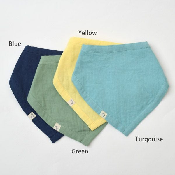 オーガニックコットン ベビーモスリンビブ