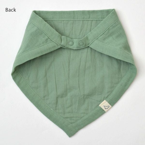 オーガニックコットン ベビーモスリンビブ