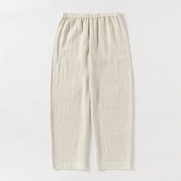 オーガニックコットン&リネン ダブルガーゼパジャマ