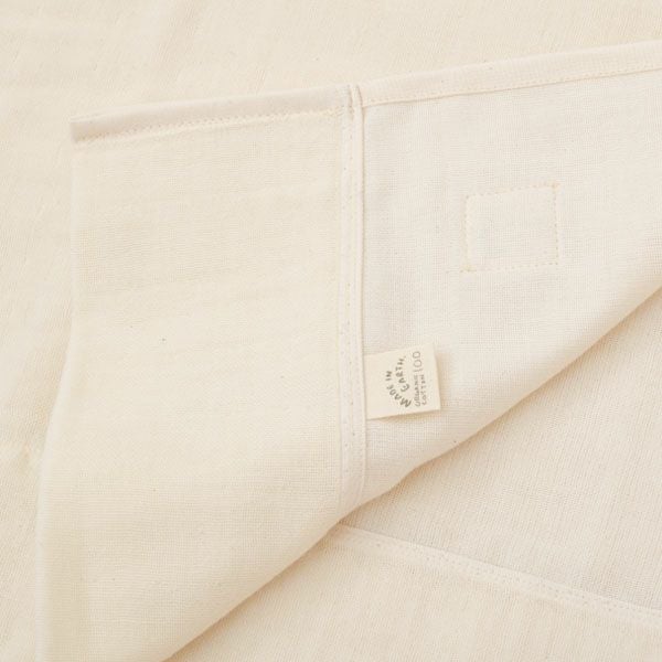 オーガニックコットン ベビー 三重織おくるみガーゼケット きなり 80×130